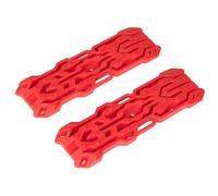 LSNUIND Rc Upgrades Spare For SCX10 II III For TRX4 D90 1/10 2pcs 141x42mm RC Sand Ladder Recovery Ramps RC Crawler Upgrade Parts Accessories(Red)