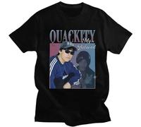 LSNUO Quackity-My-Beloved-Merch-T-Shirt-Summer-Casual-Fashion-Printed-Harajuku-100-Cotton-Short-Sleeved-Top Black