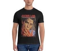 LSNUO Scream-Movie-Billy-Loomis-Skeet-Ulrich-Essential-T-Shirt-Mens-Cotton-t-Shirts-Vintage-Clothes Black