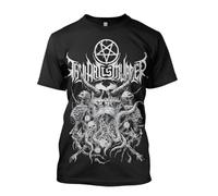 LSNUO Thy Art is Murder Riddick Skull Pile T-Shirt Black