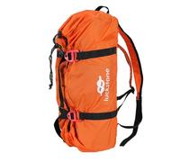 LSOAARRT Ultralight Folding Rock Climbing Caving Rope Bag Sling Cord Gear Mountaineering Gear Equipment Holder Carry Backpack (Orange)