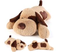 Lsoar Brown Dog Weighted Plush for Anxiety & Stress Relief 22 Inch 4.5 lbs - Calming Stuffed Animal Toy, Sensory Gift for Kids & Adults