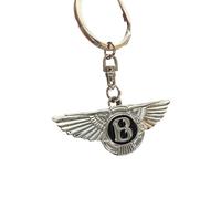 LSPBFB88 Car key chain for Bentley, Classic Keychain for Keys can Hang Key nice Anti-Lost Keyring Replacement Key Fob Holder Unisex,Black