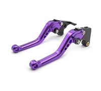 Lspbfkq Brake Handle Lever for Royal for Enfield for Himalayan E5 2021 2022 2023 Motorcycle Adjustable Short/Long Brake Clutch Lever Handle(Purple 147mm)