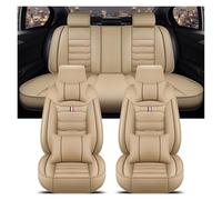 Lspbfkq Car Seat Covers For HYUNDAI For Tucson For Santa FE I30 I40 For Veloster For Genesis For Venue For Terracan Car Seat Cover Interior Accessories(M Beige 5 Seat)