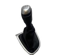 Lspbfkq for Clio 4 IV MK4 2012-2019 Gear Shift Knob Gaiter Boot Cover Case Dust LHD 5/6 Speed Manual Transmission Gear Stick Knob Cap Cover(Matt 5 Speed)