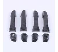 Lspbfkq for CRV 2017-2021 Carbon Fiber Chrome Car Door Handle Covers Trim Overlay Styling Auto Accessories Car Exterior Door Handles