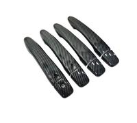 Lspbfkq for Kadjar 2015-2021 Car Accessories Carbon Fiber Sticker Styling Chrome Door Handle Cover Trim Car Exterior Door Handles