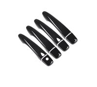 Lspbfkq for Nissan for Navara NP300 for Frontier D23 2015-2020 Glossy Black Car Door Handle Cover Trim Sticker Car Exterior Door Handles