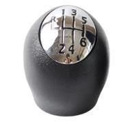 Lspbfkq for Vauxhall for Movano/for Vivaro,ABS/Leather 5/6 Speed Car Gear Shift Knob Head Gear Stick Knob Cap Cover(ABS Chrome 6 Speed)
