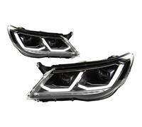 Lspbfkq Headlamp For Tiguan Headlights 2007-2012 Styling LED Daytime Lights Dual Projector Car Modified Car Headlight Assemblies