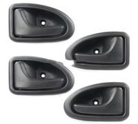 Lspbfkq Inner Door Handle Car for Trafic for Clio 1999-2003 Black LH/RH Car Knob Inner/Interior Door Handle 4/2/1pcs(1 Set for 4pcs)