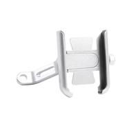 Lspbfkq Motorcycle Navigation Bracket For Gilera For Fuoco 500ie For Nexus 125/250/300 For Runner 200 Motorcycle Handlebar Mobile Phone Holder GPS Stand Bracket(A Silver)