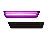 Lspbfkq Rear Bumper Lights For Dodge For Challenger 2008-2014 For Charger 2011-2014 Driving Light Rear Bumper LED Side Marker Light(2X Pink Purple)
