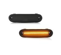 Lspbfkq Rear Bumper Lights For Mazda MX-5 MX5 1990-2005 LED Side Marker Lamp Front Red Rear Side Fender Lights(Dark gray Lens Amber)