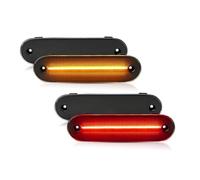 Lspbfkq Rear Bumper Lights For Mazda MX-5 MX5 1990-2005 LED Side Marker Lamp Front Red Rear Side Fender Lights(4 X Amber Red)