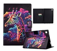 LSPCASA Case Compatible With Samsung Galaxy Tab A9 Plus/A9+ SM-X210/X215/X216 Stand Cover For Samsung Galaxy Tab A9 Plus Case Protective Shell For Samsung A9 Plus Tablet Case Giraffe