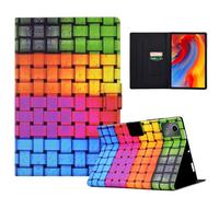 LSPCASA Case for Lenovo Idea Tab 11 Inch 2025 PU Leather with Card Slots Compatible with Lenovo Idea Tab 11 (TB-336ZU TB-336FU) Tablet Case Flip with Stand Function - Colour Weaving