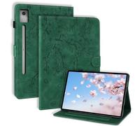 LSPCASA Case for Lenovo Idea Tab Pro 12.7 Inch 2025 TB-373FU TB-375FC Folio Flip PU Leather Protective Case with Stand Function Pen Holder Card Slots Wallet Tablet Cover for Lenovo Idea Tab Pro Green