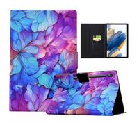 LSPCASA Case for Samsung Galaxy Tab S10 Lite 10.9 Inch 2025 Case SM-X400 SM-X406B PU Leather Folio Flip for Samsung Galaxy Tab S10 Lite with Stand and Card Slots Wallet Tablet Case Petal