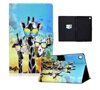 LSPCASA Lenovo M10 Plus 3rd Gen Tablet Case - 10.6 Inch Protective Stand With Auto Wake/Sleep Function - Deer Pattern