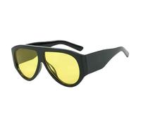 LSQBDFC Sunglasses Retro Luxury Oversized Oval Women Vintage Large Frame Sun Glasses Men Black Shadow Female-c5-1pc