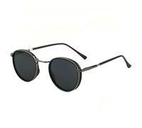 LSQBDFC Sunglasses Trendy And Avant-garde Men's Personalized Design Fashionable Unisex Uv400 Sun Glasses Ideal For Gifts-c03 Gray