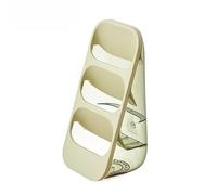 LSQCSN Countertop Cutlery Drying Holder 3 Tier Cutlery Drainer Tableware Holder Box Tabletop Fork Chopstick Kitchen Storage Cutlery Utensil Organizer for Kitchen Household (Green)