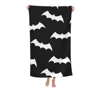 LSRCPD Beach Towel Bat Halloween Microfiber Beach Towels Blanket Oversized Tropical Big Extra Large XL Pool Towels Quick Dry Sandproof for Women Girls Kids