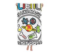 LSRCPD Beach Towel Science Like Magic Microfiber Beach Towels Blanket Oversized Tropical Big Extra Large XL Pool Towels Quick Dry Sandproof for Women Girls Kids