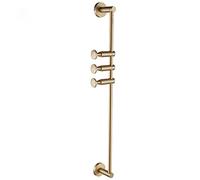 LSRFXF Vertical Wall Mounted Coat Rack, Metal Coat Hooks Wall Mounted Swivels and Adjusts Height, Modern Coat Hangers Wall Mounted for Hats Jackets Bags Entryway Bedroom