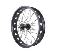 LSRRYD 20" 24" 26" E-Bikes Front Wheel 4.0" Fat Tire 6 Bolts Disc Brake Hub Bolt-On Aluminum Alloy Bike Rim For Snow Beach Bike 36-hole A/V(20")