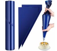 LSRVNM 50Pcs Disposable Piping Bags, 21" Extra Large Pastry Bags Tear-Proof, Thick Icing Frosting Bags for Cake Dessert Baking Cookies Decoration
