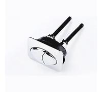 LSSEDA Toilet Push Button Flush Replacement,Outer length 72mm width 50mm Square Toilet dual push button,for Toilet water tank ceramic cover flush Double push buttons