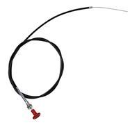 LSSOCH 72" CC66 Shut Off Cable Stop Cable Compatible with Massey Ferguson Farm Tractor 165 175 235 245 255 265 275 285 1080 1085 1100 1130 & Forklift 20C 30B 40B 50D 3165 2500 - with Red Knob