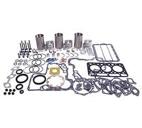 LSSOCH New D750 Engine Overhaul Rebuild Kit with Liner Sleeves Compatible with Kubota D750 D750B D750-B Engine B5200D B5200E B7100 B7100HST-DT B7100HST-E B5200 B7100 Tractor