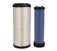 LSSOCH New Outer & Inner Air Filter Set Compatible with Donaldson P828889 - P829333 Case 222421A1-222422A1 John Deere AT171853-AT171854 Caterpillar CAT 110-6326-110-6331
