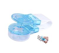 LSTKLY Portable Pill Box Pill Taker Remover Pill Popper for Blister Packs Pill Dispenser Storage Box Pill Puncher with Container Tablet Pill Blister Pack Opener Tablet Dispenser Pill Cutter
