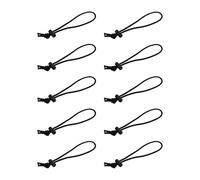 LSTTBO 10Pcs Tent Fix Rope Bungee Strap For Tents Canopy Camping Luggage Bungee Cord Elastic String Canopy Tent Tie Down Strap Elastic Organizers Stretch