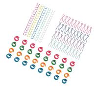 LSTTBO 142Pcs Colorful Thread Spool Huggers Thread Holders Clip and Bobbin Clamps for Sewing and Embroidery Machines Clamps