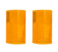 LSTTBO 2pack Colorful Acrylic Cue Ferrules Billiard Pool Stick Gasket for Professional Jump Break Shot Tournament Grade