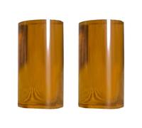 LSTTBO 2pack Colorful Acrylic Cue Ferrules Billiard Pool Stick Gasket for Professional Jump Break Shot Tournament Grade