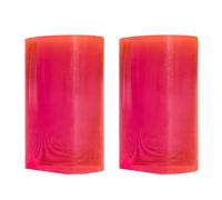 LSTTBO 2pack Colorful Acrylic Cue Ferrules Billiard Pool Stick Gasket for Professional Jump Break Shot Tournament Grade