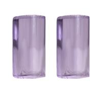 LSTTBO 2pack Colorful Acrylic Cue Ferrules Billiard Pool Stick Gasket for Professional Jump Break Shot Tournament Grade