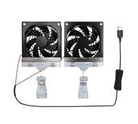 LSTTBO 8cm Desktop Fan USB 5V Powered Quiet 3600RPM for Home Electronics Enclosure Thermal Regulation Energy Efficient Aquarium Cooling Device