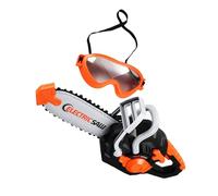 LSTTBO Boys Simulation Chainsaw Pretend Play Tool Including Goggles for Creative Role Play and Motor Skills Development in Children Realistic Chainsaw Toy