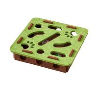 LSTTBO Cats Enrichment Puzzle Toy for Cognitive Development Felt Fabric Multiple Holes Indoor Play Box Game Cats Interactive Toy