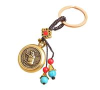 LSTTBO Portable Keychain Zodiacs Theme Ornament Suitable for Trendsetters and Anyone Seeking a Distinctive Styles Statement Brass Pendant Keychain