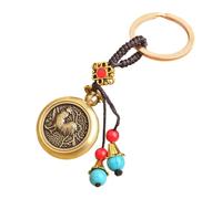 LSTTBO Portable Keychain Zodiacs Theme Ornament Suitable for Trendsetters and Anyone Seeking a Distinctive Styles Statement Brass Pendant Keychain