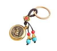 LSTTBO Portable Keychain Zodiacs Theme Ornament Suitable for Trendsetters and Anyone Seeking a Distinctive Styles Statement Brass Pendant Keychain